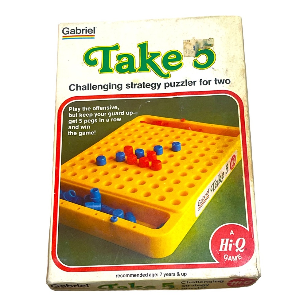 Vintage GABRIEL Take 5 Challenging Game